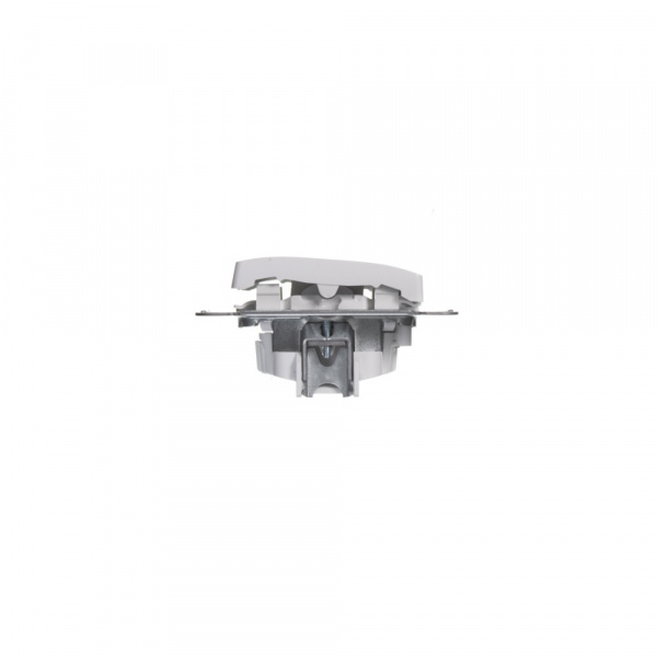 SE Glossa Бел Выключатель 2-клавишный с подсветкой, сх.5а, 10АХ