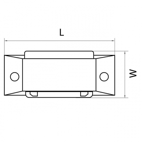 Коннектор прямой Lightstar Barra 504109
