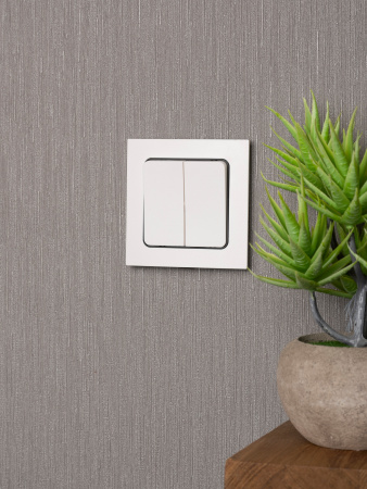 EKF PROxima Стокгольм Белый Выключатель 2-кл, 10А