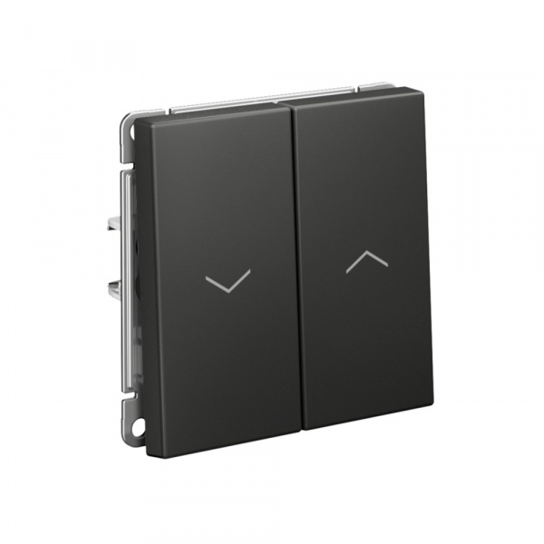 Systeme Electric ArtGallery Базальт Выключатель 2-клавишный для жалюзи, 2х сх.4, 10А, механизм, быстрозажим. клем. Systeme Electric ArtGallery Базальт Выключатель 2-клавишный для жалюзи, 2х сх.4, 10А, механизм, быстрозажим. клем.