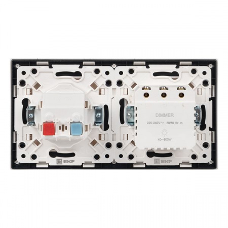 EKF PROxima Стокгольм Белый Линия черная Рамка 2-ая