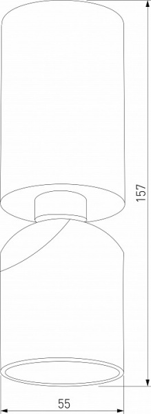 Светильник накладной светодиодный Spot 8W 4000K черный 25106/LED Elektrostandard Spot a066398 Светильник накладной светодиодный Spot 8W 4000K черный 25106/LED Elektrostandard Spot a066398