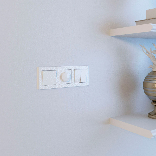 Клавиша для выключателя перекрестного (Hammer белый) W1219001