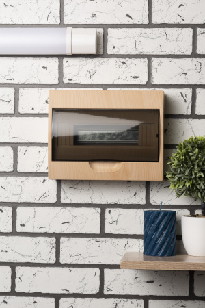 EKF PROxima Щит распределительный навесной ЩРН-П-12 светлое дерево IP41