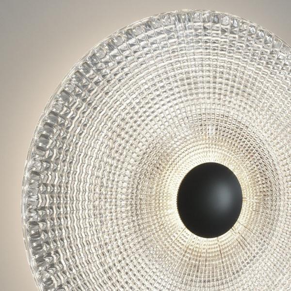 Настенный светодиодный светильник 40032/1 LED черный Eurosvet Titania