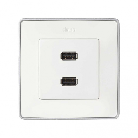 Simon 82 Detail Коннектор 2 x USB 2.0 типа A, мама