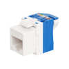 Donel Модуль Keystone Toolless RJ45, cat. 5e, UTP, 180 град., белый, DECKTU5E180DW