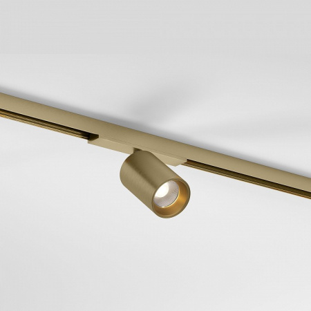 Brass Line Трековый поворотный светильник 10W 3000K латунь 85525/01 Elektrostandard Line Magnetic a069633