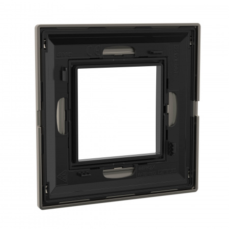 DKC Avanti Никелированный Металл Рамка 2 модуля