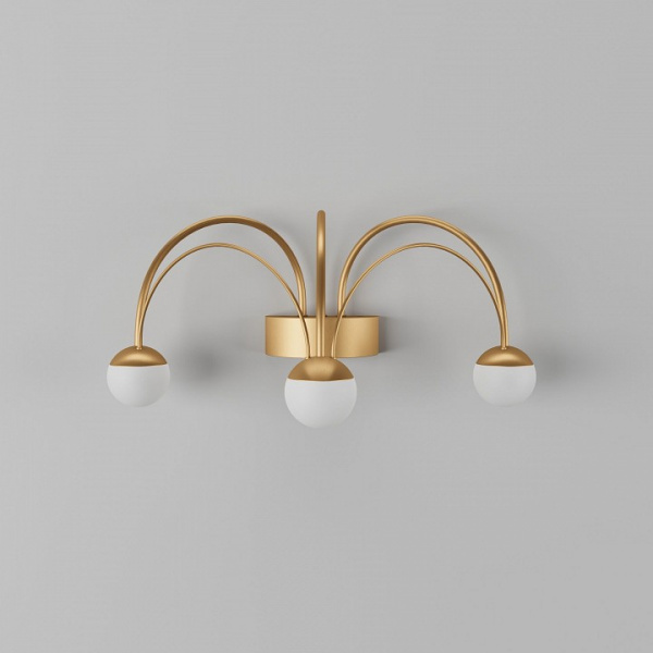 Настенный светодиодный светильник 90031/3 золото Eurosvet Ragno