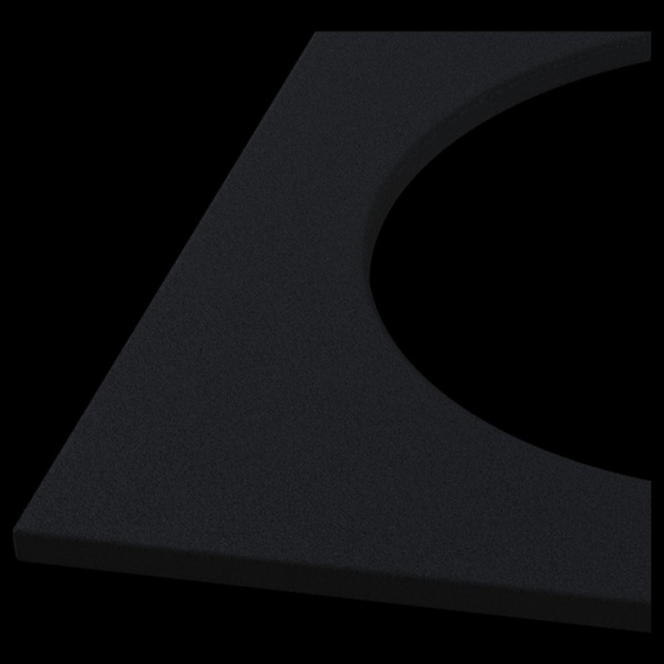 Вставка декоративная для встраиваемого светильника Kappell черный DLA040-02B Maytoni Accessories for downlight