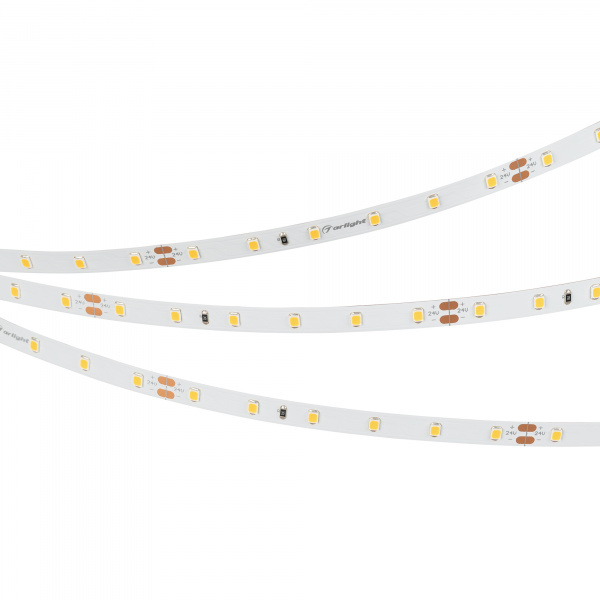 Arlight Лента UL-A60-8mm 24V Warm3500 (7.2 W/m, IP20, 5m) (7 лет)
