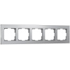 Рамка на 5 постов (алюминий) W0051706