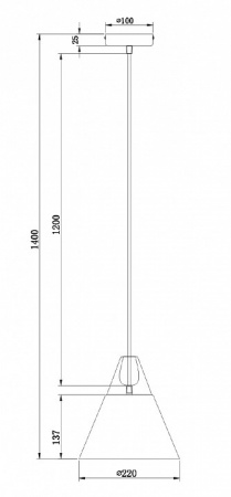 Подвесной светильник P359-PL-01-W Maytoni Bicones