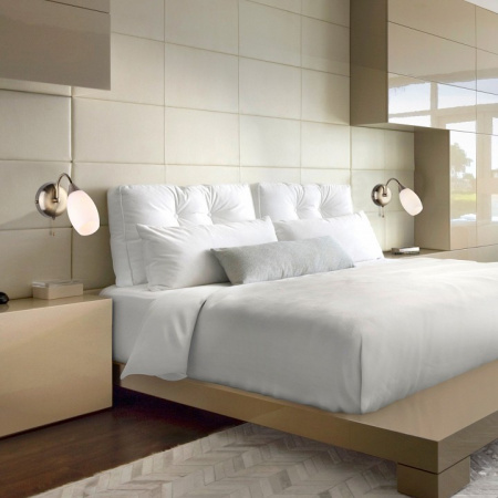 Бра со стеклянным плафоном 30280/1 античная бронза Eurosvet Ginevra