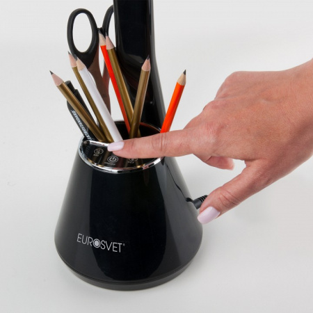 Светодиодная настольная лампа 80421/1 черный Eurosvet Office