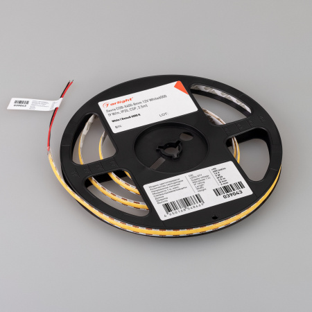 Arlight Лента COB-X400-8mm 12V White6000 (9 W/m, IP20, CSP, 2.5m) (-)