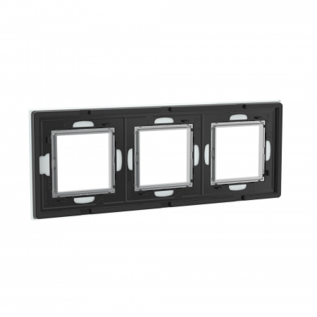 DKC Avanti Светло-Серый Стекло Рамка 6 модулей