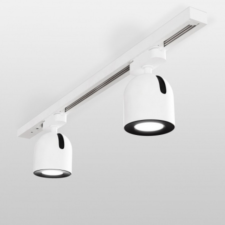 Трековый светильник для однофазного шинопровода Ogma GU10 белый MRL 1005 Elektrostandard Ogma a047371