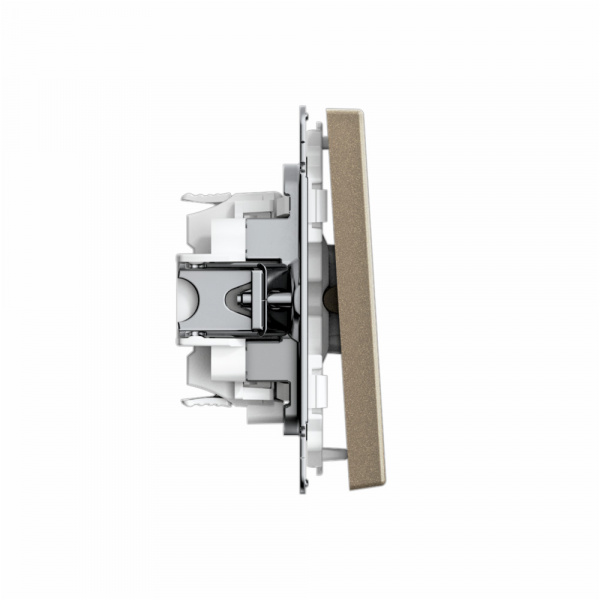 Systeme Electric ArtGallery Шампань Переключатель перекрестный 10АХ, механизм, быстрозажим. клем. Systeme Electric ArtGallery Шампань Переключатель перекрестный 10АХ, механизм, быстрозажим. клем.