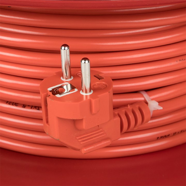 EKF PROxima Удлинитель на катушке "Гефест 2.0" 4 гнезда 30м с заземлением и предохранителем ПВС 3*1,5 16А/3,5кВт IP44