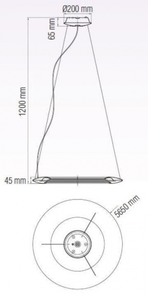 Подвесной светодиодный светильник Horoz Concept-41 хром 019-010-0041 HRZ00002222