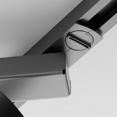 Трековый светильник Single phase track system UNITY TR044-1-12W3K-B Maytoni Rim