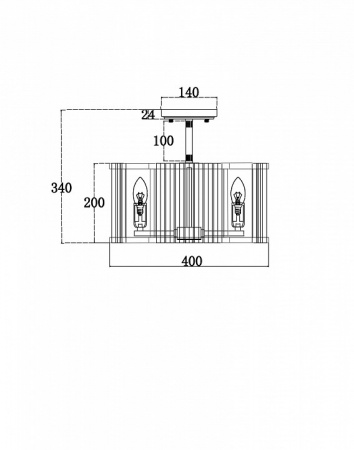 Потолочный светильник MOD087CL-04G Maytoni Solar