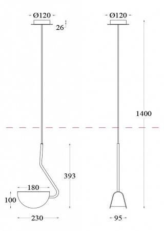Подвесной светильник MOD126PL-01B Maytoni Mollis