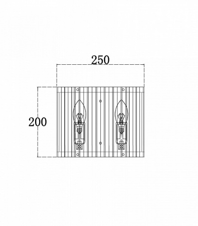 Настенный светильник (бра) MOD087WL-02G Maytoni Solar