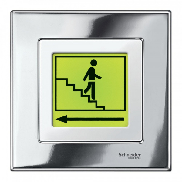 SE Merten SM M-Elegance Хром Рамка 1-ая