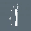 Плинтус PX032, 82х13, 2000мм, Экополимер/13