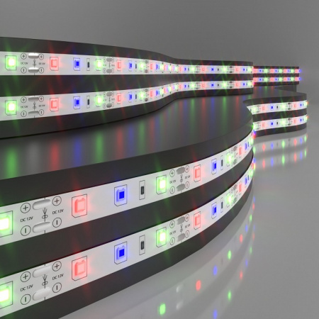 Светодиодная лента Лента светодиодная 12V 4,8W 60Led 2835 IP20 RGB, 5м Elektrostandard 12V 4,8W a050578