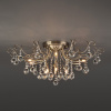 Люстра с хрусталем 10042/12 античная бронза Eurosvet Vita