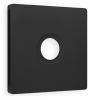 Лицевая панель ALFA (Черный матовый) для TV розетки QUANT AP8130