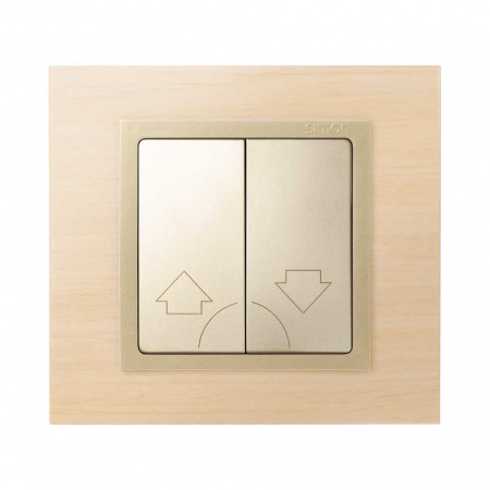 Simon 82 Шампань Кнопка жалюзийная 2-ая