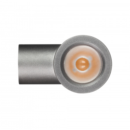 Arlight Светильник KT-RAY-WALL-R46-3W Warm3000 (GR, 24 deg, 24V) (IP65 Металл, 3 года)