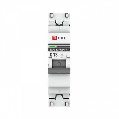 EKF PROxima ВА 47-63 Автоматический выключатель  (С) 1P 13А 4,5kA