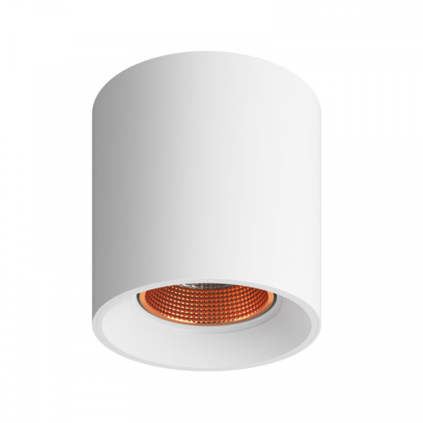 DK3090-WBR Светильник накладной, IP 20, 10 Вт, GU5.3, LED, белый/бронзовый, пластик