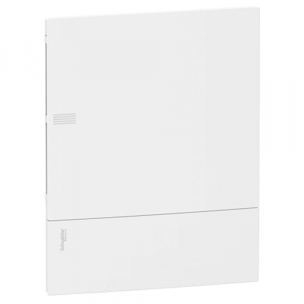 SE RESI9 MP (Mini Pragma) Бокс встраеваемый с белой дверью 2 ряда/24 модулей, IP40, IK07, 63А, 2 клеммы, Италия