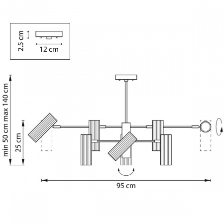 Подвесная люстра Lightstar Roma 718327