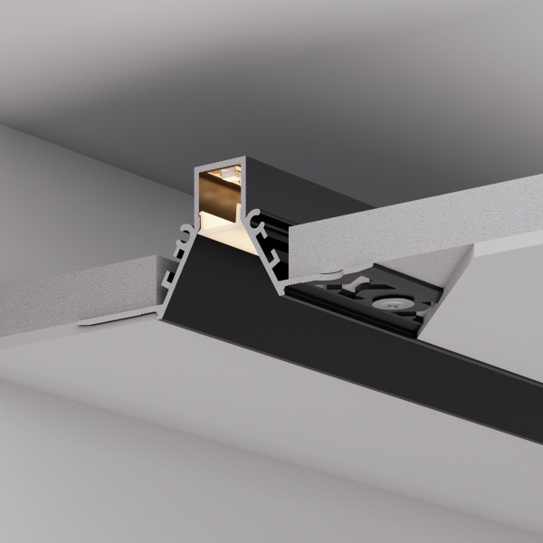 Arlight Профиль COMFORT10-V-FANTOM-2000 BLACK (Алюминий)