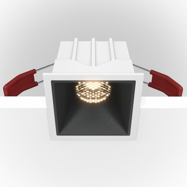 Встраиваемый светильник Downlight DL043-01-10W4K-SQ-WB Maytoni Alfa