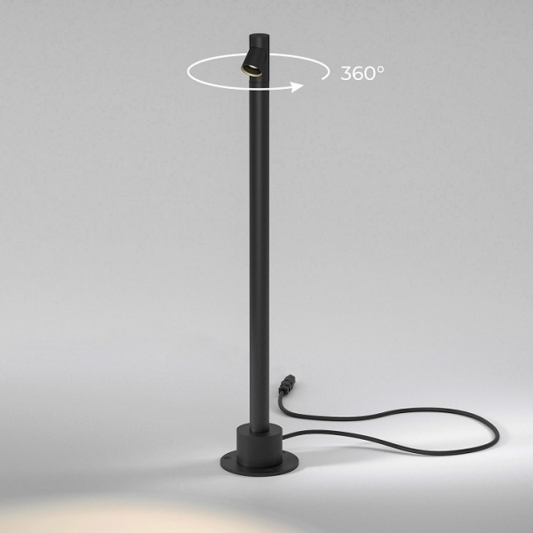 Светильник садово-парковый светодиодный Rone черный 35175/S черный Elektrostandard Rone a066697 Светильник садово-парковый светодиодный Rone черный 35175/S черный Elektrostandard Rone a066697