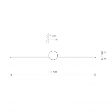 Настенный светодиодный светильник Nowodvorski Triangles Led 8127