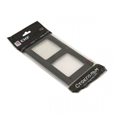 EKF PROxima Стокгольм Черный Металл Рамка 2-ая