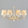 Подвесная люстра 60103/8 перламутровое золото Eurosvet Alcamo