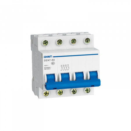CHINT Авт. выкл. DZ47-60 4P 50A 4.5kA х-ка B