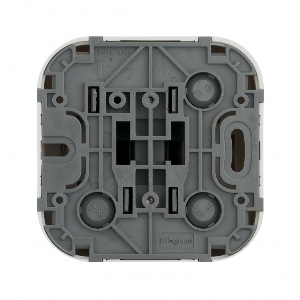 Legrand Quteo Белый Переключатель 1-клавишный 10А