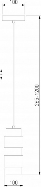 Подвесной светильник 50235/1 никель Eurosvet Mark